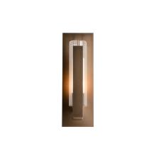 Hubbardton Forge 307281-SKT-75-ZU0660 - Vertical Bar Fluted Glass Small Outdoor Sconce