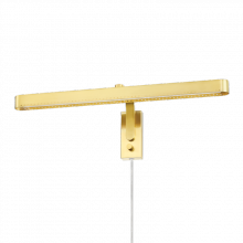 Mitzi by Hudson Valley Lighting HL563202-AGB - 24” Led Art & Shelf Light