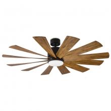 Modern Forms US - Fans Only FR-W1815-60L-MB/DK - Windflower Downrod ceiling fan