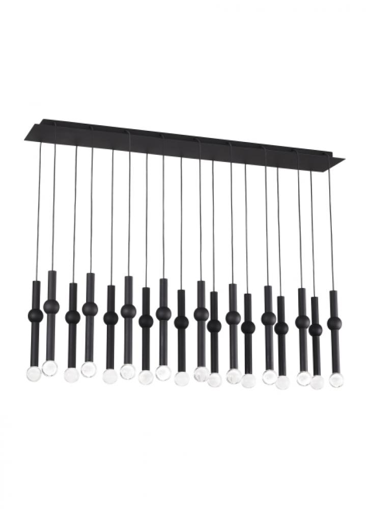 Guyed 18 Light Chandelier