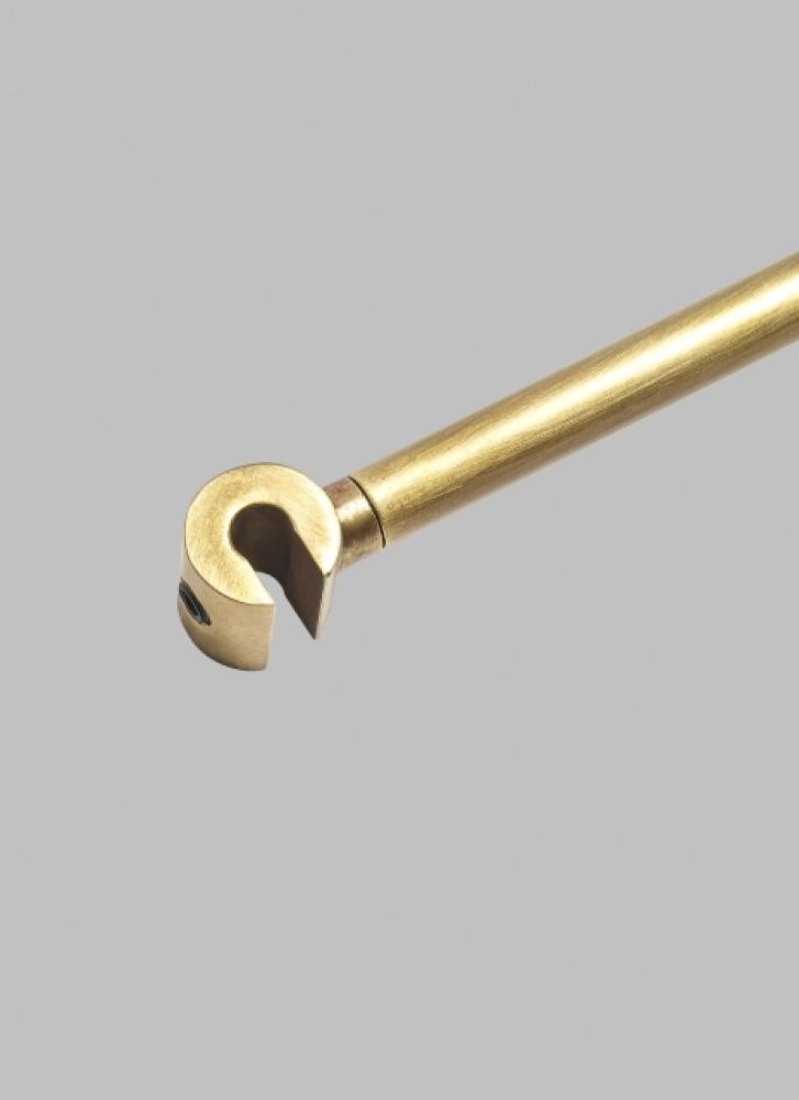 Modern Trellis Spacer 12 in a Natural Brass /Gold Colored finish