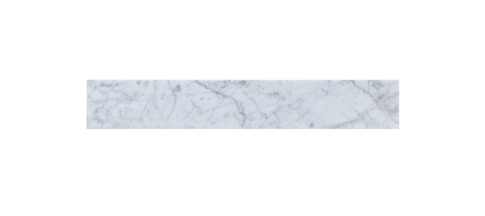 Back Splash 24" Carrara White