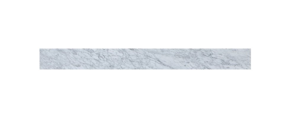 Back Splash 42" Carrara White