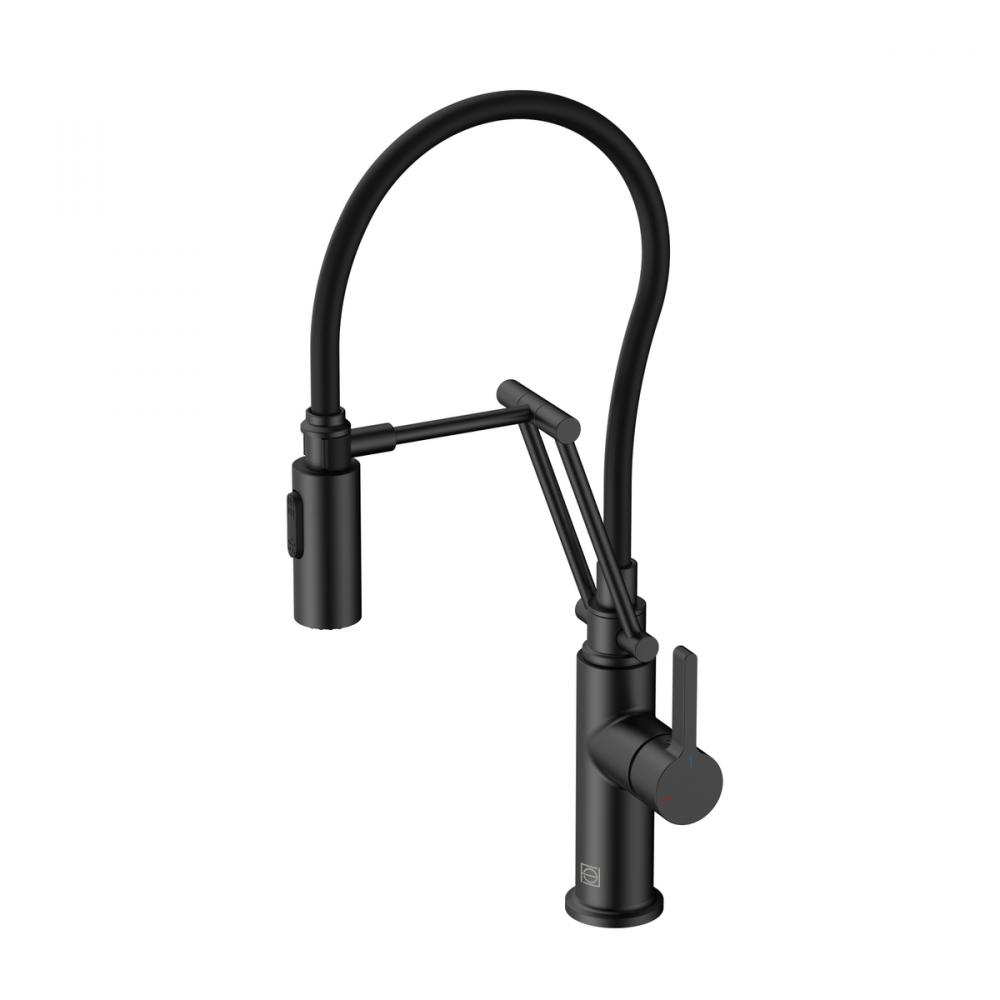 Kitchen Faucet 4 5/8" ×  1‘-8" ×9 1/4" matte black