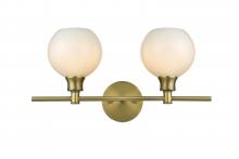 Elegant LD2315SG - Collier Wall L19.1W8H10.1 Satin Gold W/GL