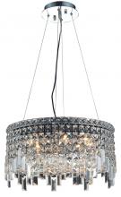 Elegant V2031D20C/RC - MaxIme 12 Light Chrome Chandelier Clear Royal Cut Crystal