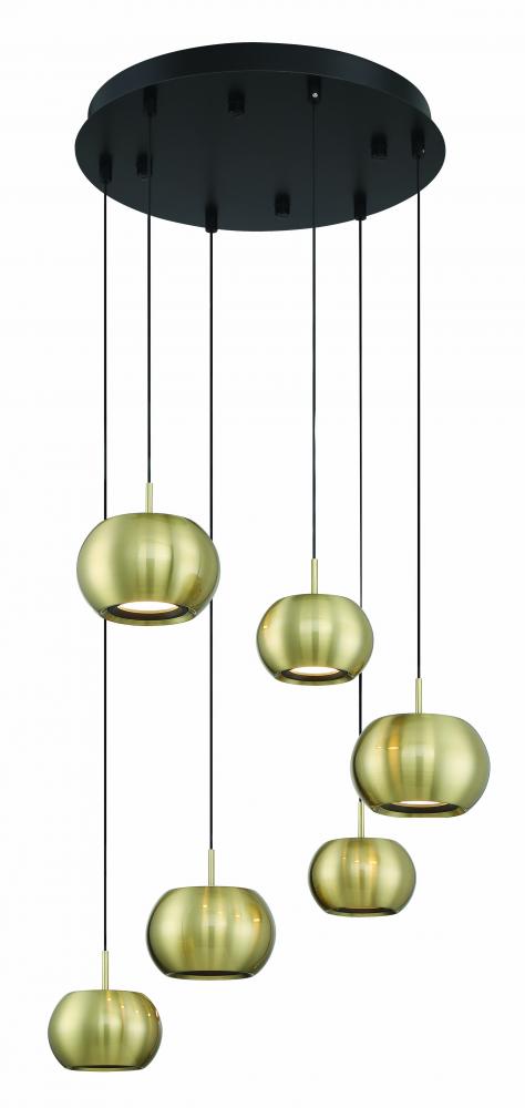 Halo ¿ 6 Light LED Pan Pendant