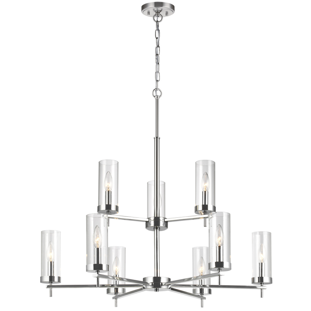 Zire Nine Light Chandelier