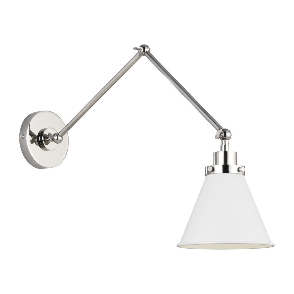 Double Arm Cone Task Sconce