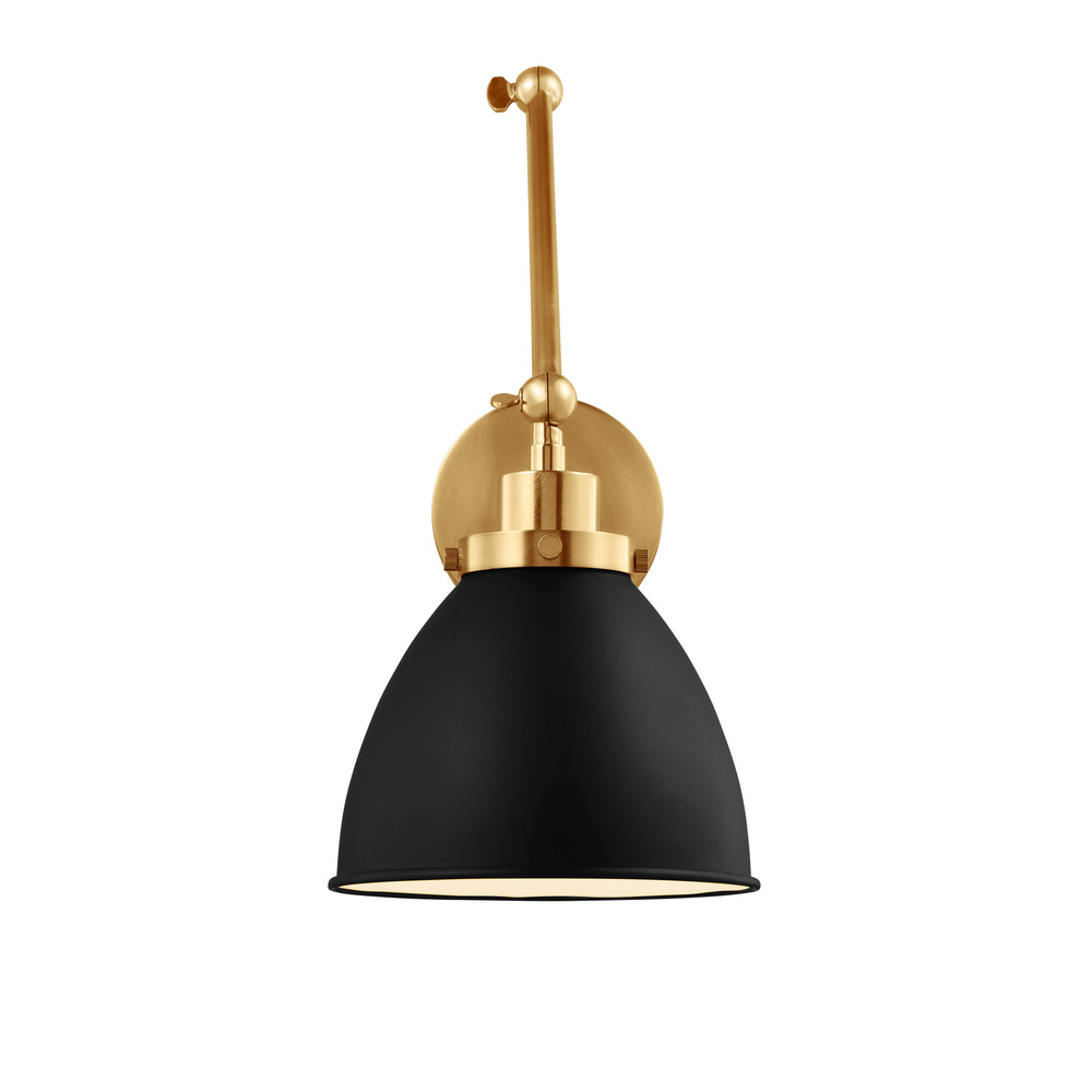 Double Arm Dome Task Sconce