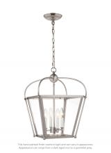 Visual Comfort & Co. Studio Collection 5191004-965 - Charleston transitional 4-light indoor dimmable small ceiling pendant hanging chandelier light in an