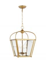 Visual Comfort & Co. Studio Collection 5191004EN-848 - Charleston transitional 4-light LED indoor dimmable small ceiling pendant hanging chandelier light i