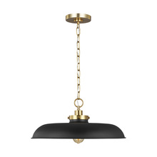 Visual Comfort & Co. Studio Collection CP1231MBKBBS - Medium Wide Pendant