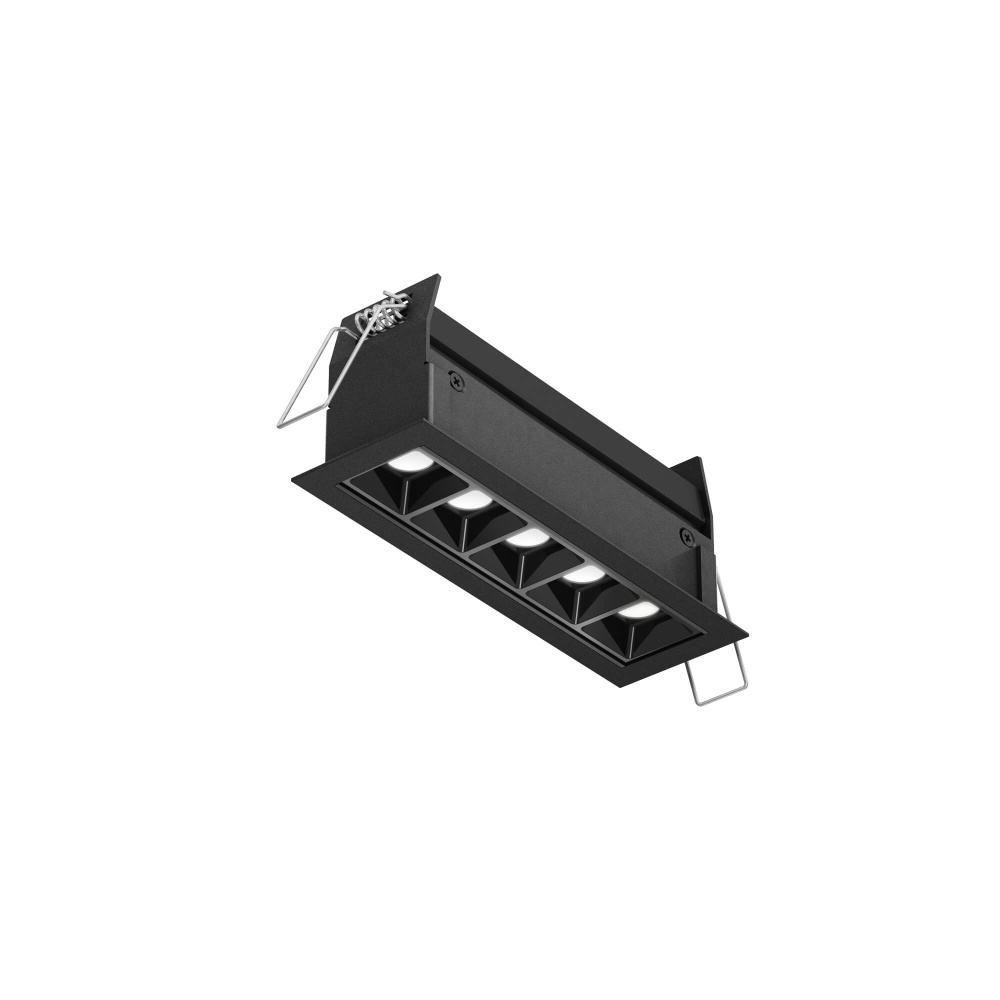 Recessed 5CCT linear with 5 mini spot lights