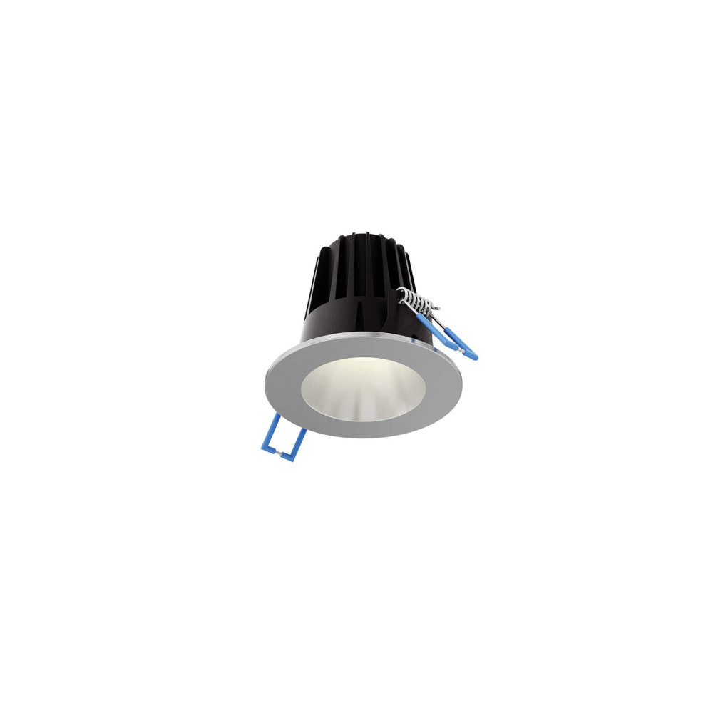 Round regressed recessed light