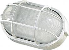 Quorum 680-11-6 - 1LT Oval Bulkhead - WH