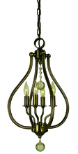 Framburg 4444 BN - 4-LIGHT BRUSHED NICKEL DEWDROP PENDANT