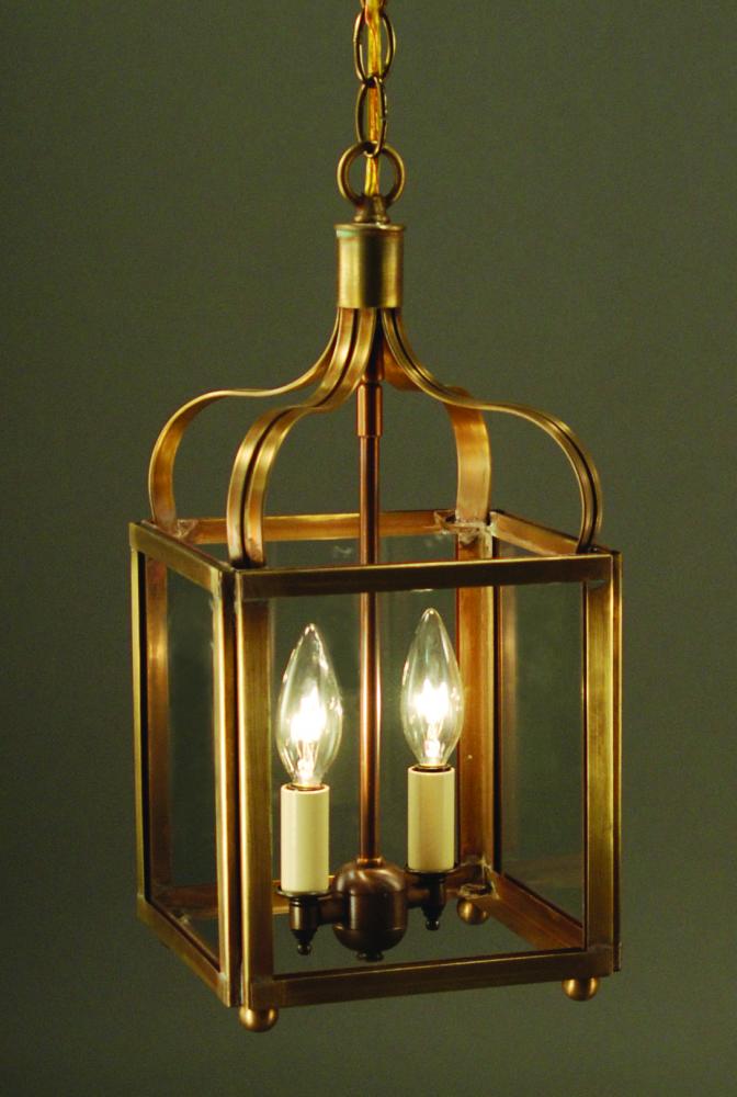 Crown Medium Hanging Dark Brass 2 Candelabra Socke