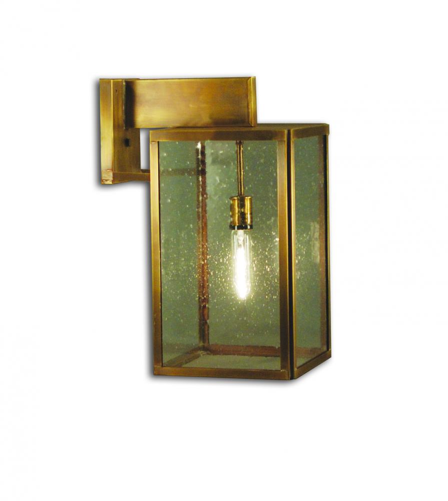 Midtown Medium Wall Bracket Antique Copper Medium Base Socket Clear Glass