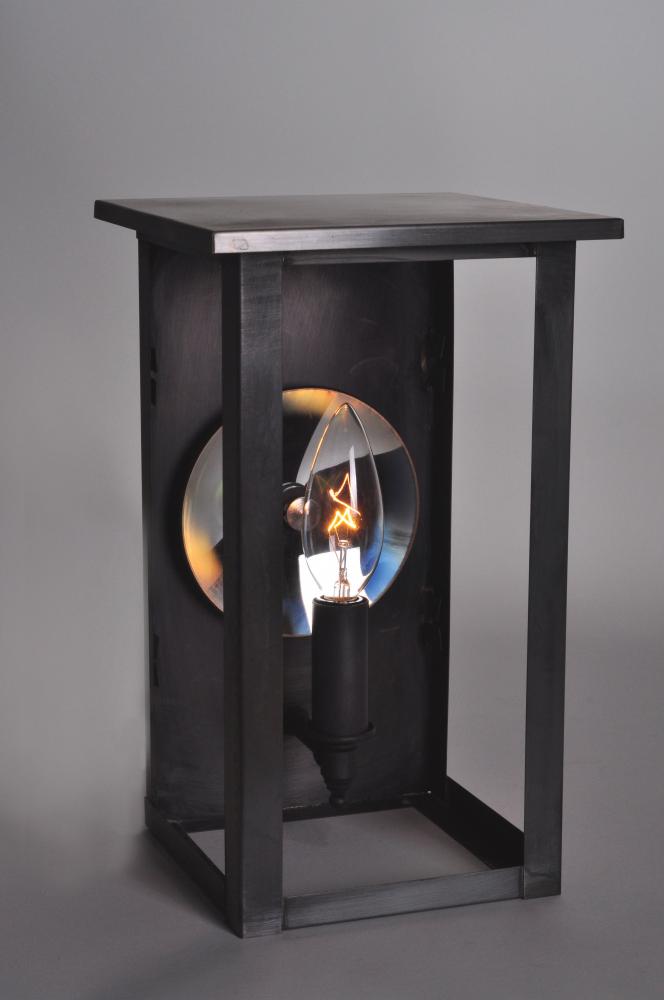 Wall Dark Brass Medium Base Socket Clear Glass With Mirrored Reflector