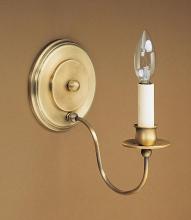 Northeast Lantern 120-DAB-LT1 - Wall Sconce 1 J-Arm Dark Antique Brass 1 Candelabra Socket