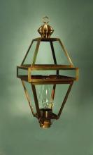 Northeast Lantern 1273-AB-LT3-CSG - Post Antique Brass 3 Candelabra Sockets Clear Seedy Glass