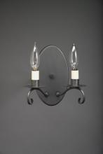 Northeast Lantern 162-DAB-LT2 - Wall Sconce 2 Down Curved Arms Dark Antique Brass 2 Candelabra Socket