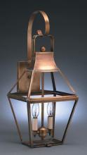 Northeast Lantern 2237-AB-LT2-CSG - Bracket Wall Antique Brass 2 Candelabra Sockets  Clear Seedy Glass