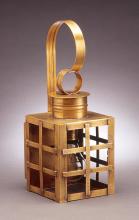 Northeast Lantern 5111-AB-MED-CLR - Can Top H-Bars Wall Antique Brass Medium Base Socket Clear Glass