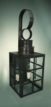 Northeast Lantern 5141-AB-CIM-CSG - Can Top H-Bars Wall Antique Brass Medium Base Socket With Chimney Clear Seedy Glass
