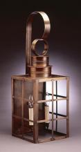 Northeast Lantern 5151-AB-LT2-CSG - Can Top H-Bars Wall Antique Brass 2 Candelabra Sockets Clear Seedy Glass