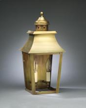 Northeast Lantern 5531-AB-LT2-CSG - Pagoda Wall Antique Brass 2 Candelabra Sockets Clear Seedy Glass
