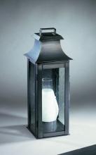 Northeast Lantern 5621-DAB-LT1-CLR - Pagoda Wall Dark Antique Brass 1 Candelabra Socket Clear Glass