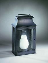 Northeast Lantern 5721-DAB-CIM-CLR - Pagoda Wall Dark Antique Brass Medium Base Socket With Chimney Clear Glass