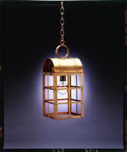 Northeast Lantern 6142-DAB-MED-CLR - Culvert Top H-Bars Hanging Dark Antique Brass Medium Base Socket Clear Glass