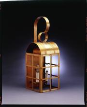 Northeast Lantern 6151-DB-LT2-CLR - Culvert Top H-Bars Wall Dark Brass 2 Candelabra Sockets Clear Glass