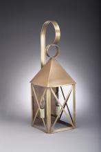 Northeast Lantern 7041-AB-LT2-CSG - Pyramid Top X-Bars Wall Antique Brass 2 Candelabra Sockets Clear Seedy Glass