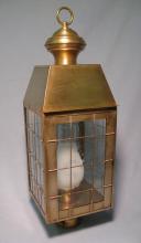 Northeast Lantern 8353-DB-LT3-CLR - H-Rod Post Dark Brass 3 Candelabra Sockets Clear Glass