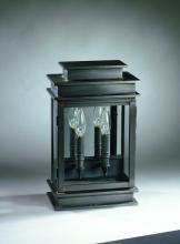 Northeast Lantern 8811-DAB-LT2-CLR - Wall Dark Antique Brass 2 Candelabra Sockets Clear Glass