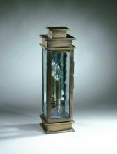 Northeast Lantern 8931-AB-LT1-CSG-PM - Wall Antique Brass 1 Candelabra Socket Clear Seedy Glass Plain Mirror