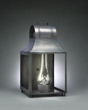 Northeast Lantern 9061-AC-CIM-CSG - Culvert Top Wall Antique Copper Medium Base Socket With Chimney Clear Seedy Glass