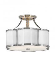Hinkley 4443PN - Small Semi-flush Mount