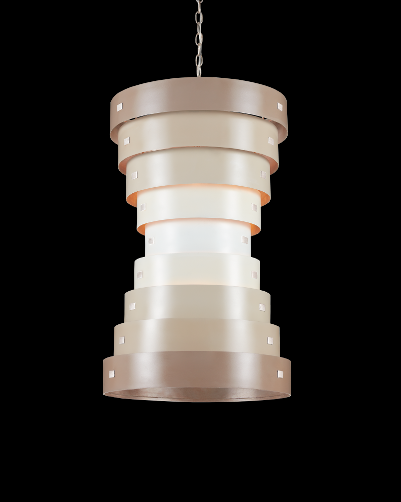 Graduation Small Taupe Chandelier
