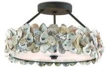 Currey 9000-0265 - Oyster Shell Semi-Flush Mount