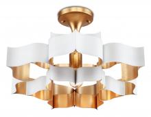 Currey 9000-0856 - Grand Lotus White Small Chandelier