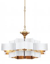 Currey 9000-0857 - Grand Lotus White Chandelier