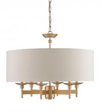 Currey 9299 - Bering Brass Chandelier